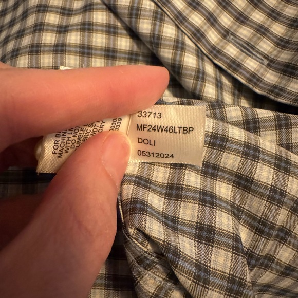 Peter Millar Men's Summer Comfort Button Down Large EUC - Picture 5 of 5